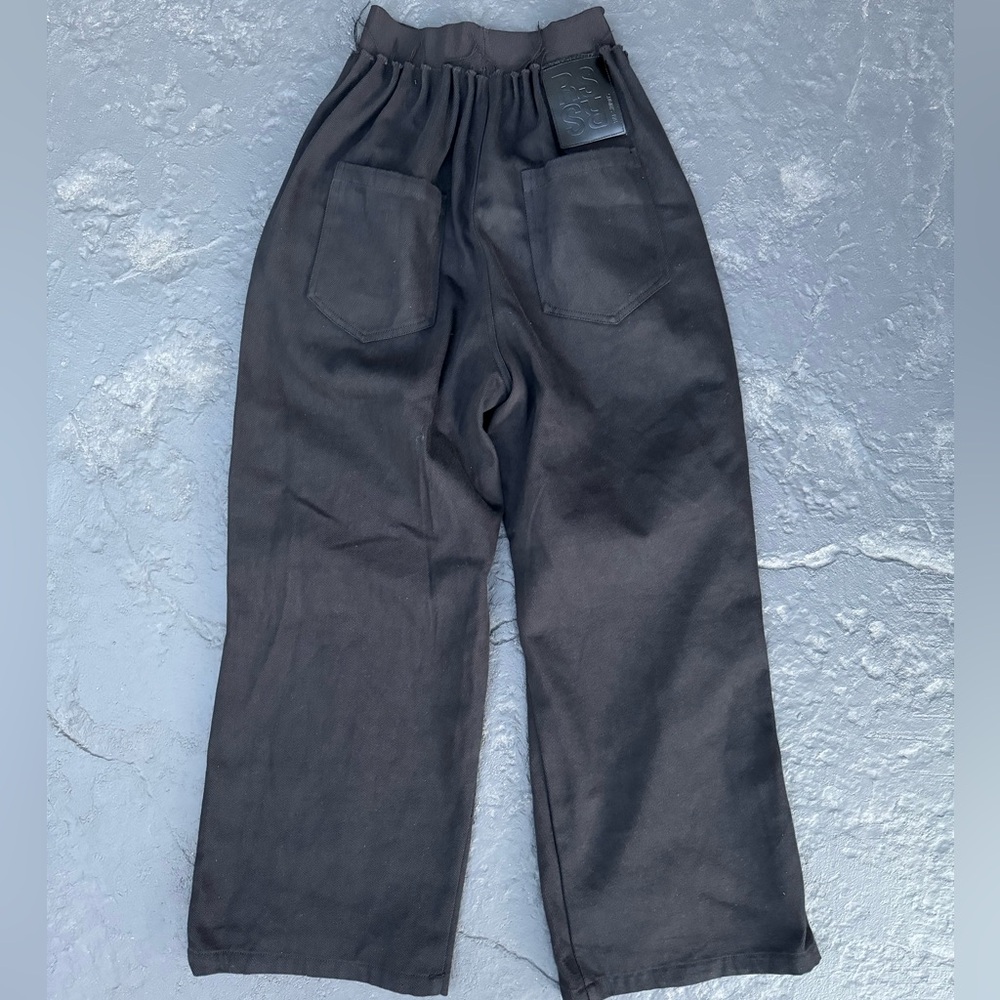 Raf Simons High Rise Wide Leg Jeans Cotton Pants Size 44 (AW22) - Picture 13 of 16